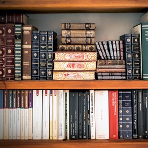 books on a shelf