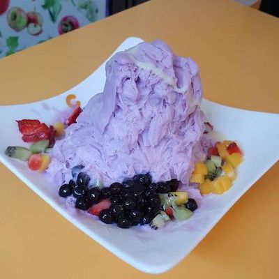 purple dessert