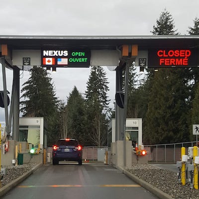 canadian border